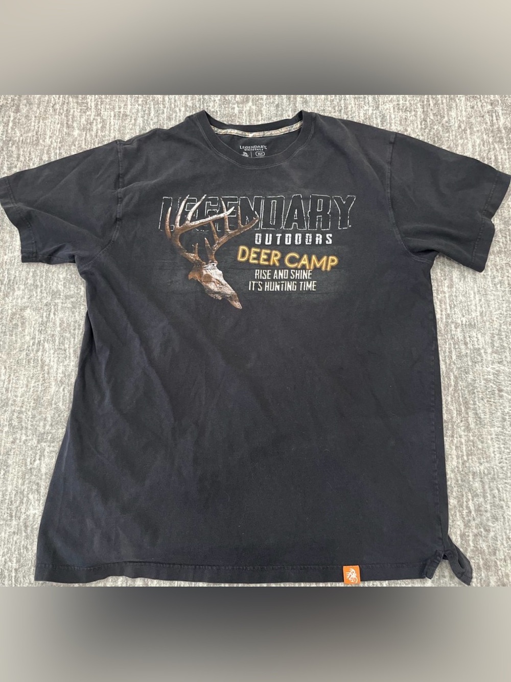 Legendary Whitetails Black Deer Camp Graphic Tee